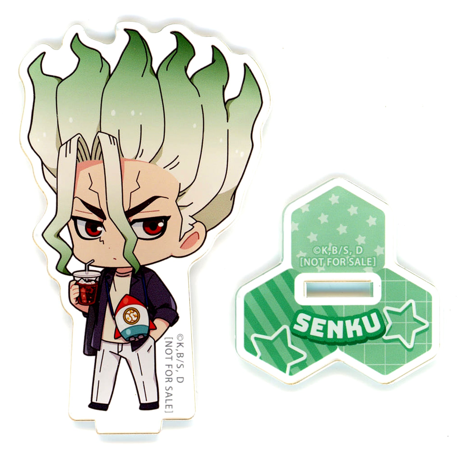 Senku Ishigami Dr.STONE Theme Park Ver. Acrylic Stand Animate Point Exchange Prize [USED]