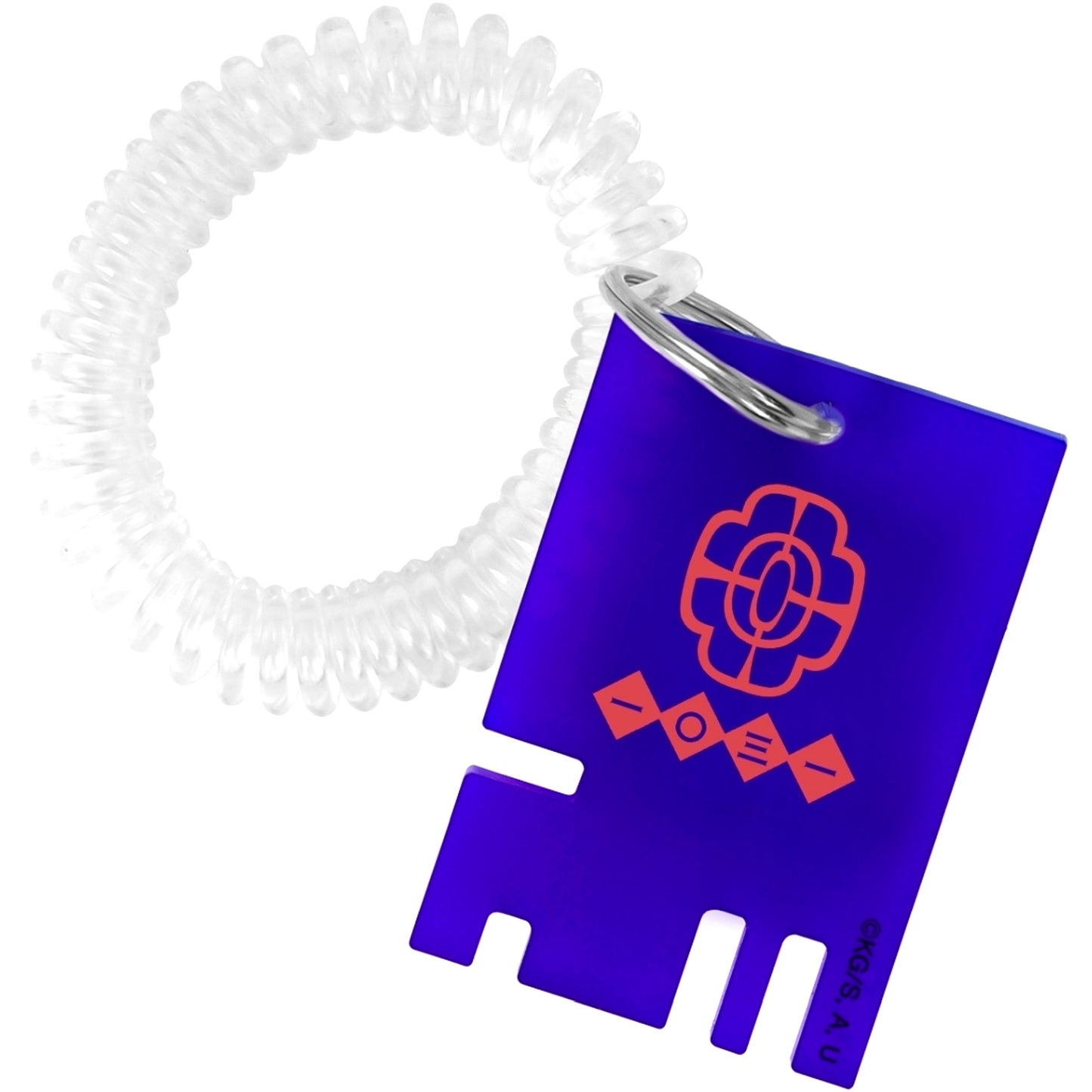 Tengen Uzui Demon Slayer Kimetsu no Yaiba Locker Key Style Acrylic Keychain [USED]