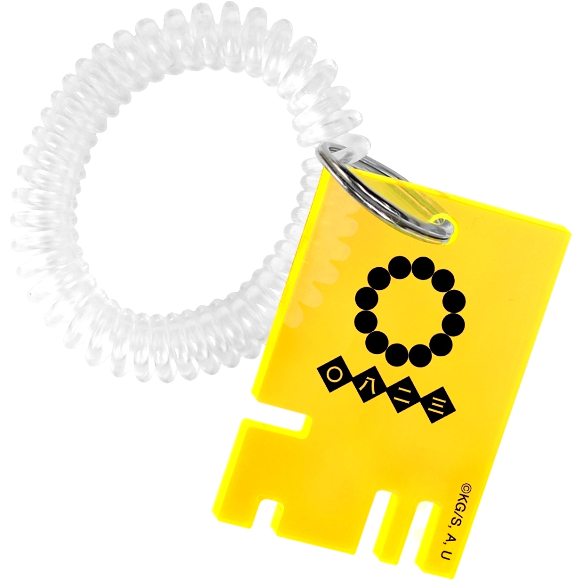 Gyomei Himejima Demon Slayer Kimetsu no Yaiba Locker Key Style Acrylic Keychain [USED]