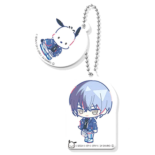 Hatsune Miku: Colorful Stage! X Sanrio Characters Toya Aoyagi Pochacco Capsule Mini Character W Keychain Collection Vol.1 Keychains [USED]