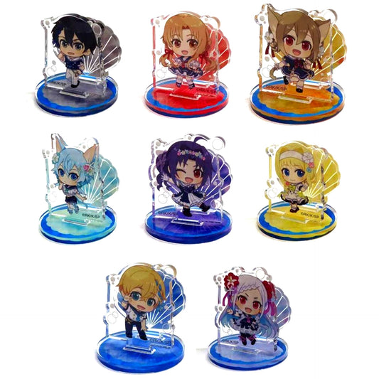Set of 8 Sword Art Online Effect!! Acrylic Stand [USED]