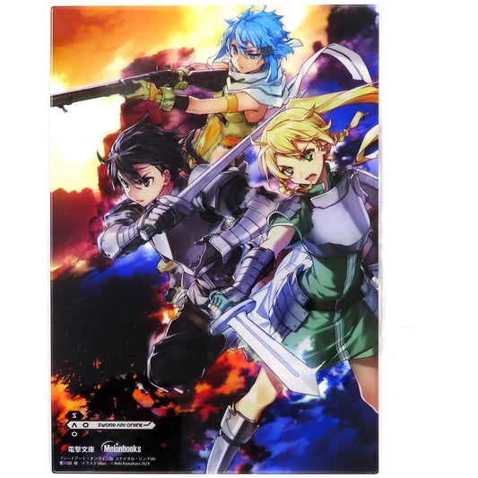 Group Acrylic Panel Bundle Bonus for Light Novel Sword Art Online Unital Ring VII Vol. 28 Melonbooks Limited Edition [USED]