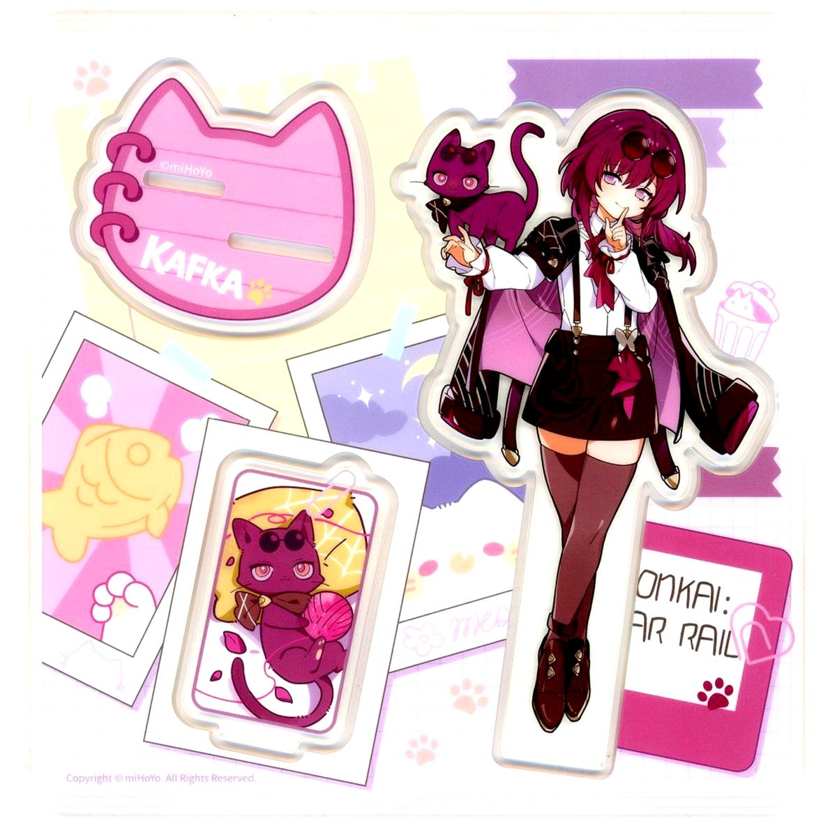 Kafka Honkai: Star Rail Little Cats Series Acrylic Stand [USED]