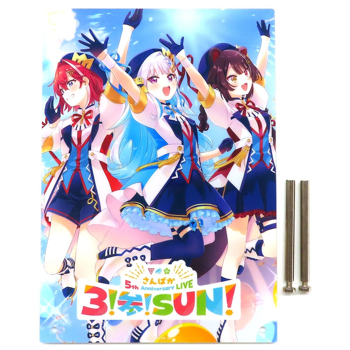 Sanbaka Acrylic Panel Virtual YouTuber Nijisanji Sanbaka 5th Anniversary LIVE 3! San! SUN! [USED]