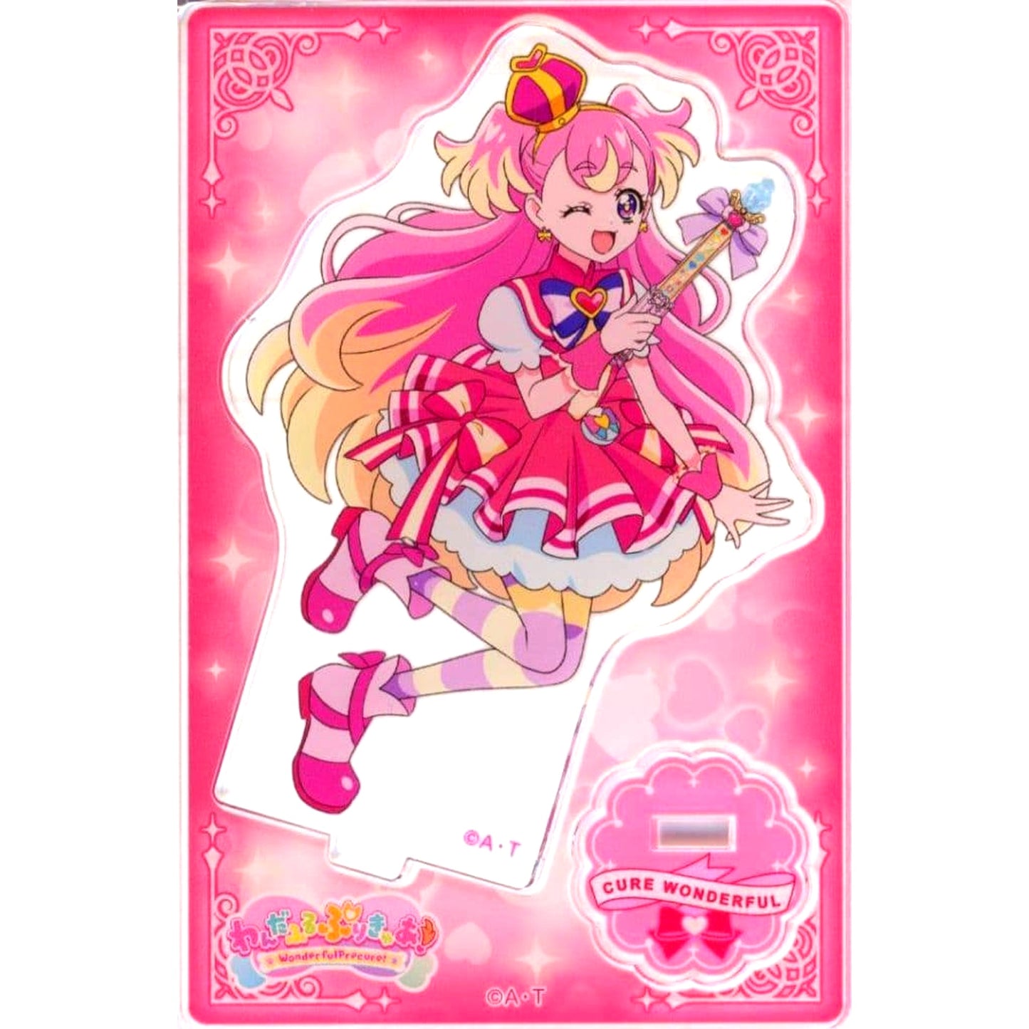 Cure Wonderful Wonderful Precure! Mini Acrylic Stand Vol.1 Wink [USED]