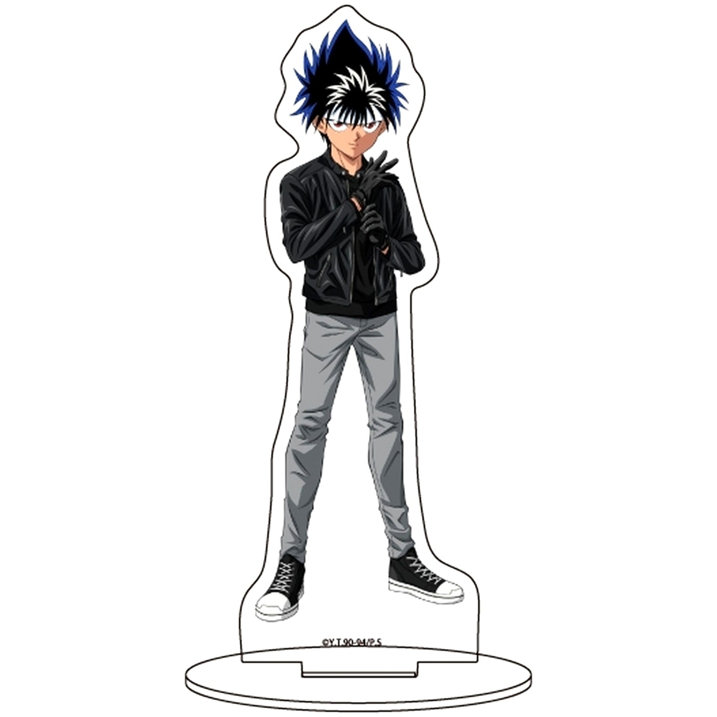 Hiei 54 Riders Jacket Ver. Illustration Acrylic Stand Yu Yu Hakusho [USED]