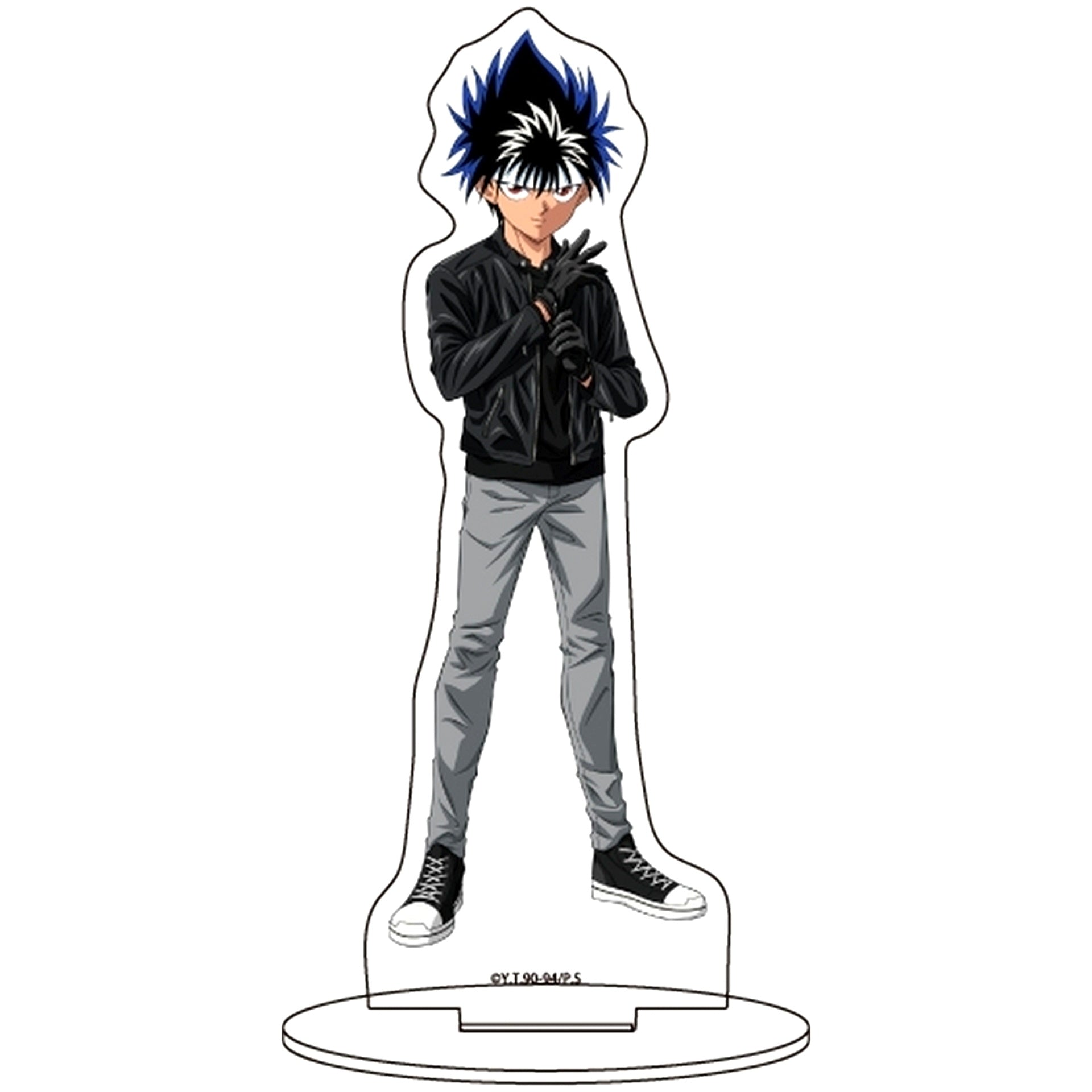 Hiei 54 Riders Jacket Ver. Illustration Acrylic Stand Yu Yu Hakusho [USED]