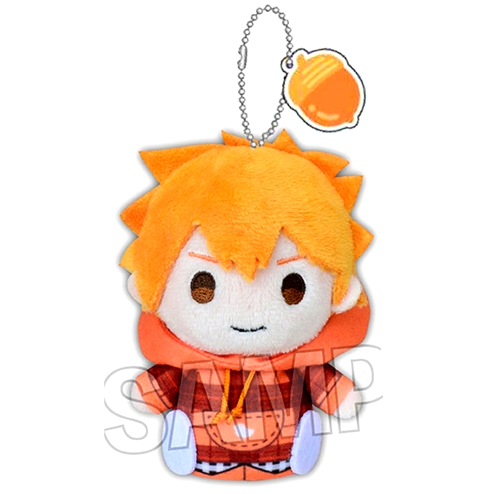 Shoyo Hinata Yubi no Ue Series Check Hoodie Ver Haikyu!! Finger Mascot [USED]
