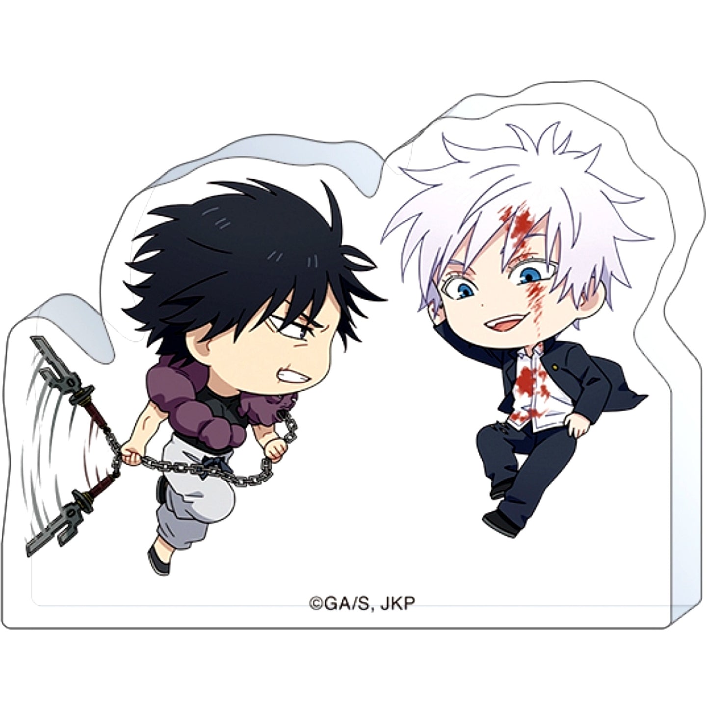 Satoru Gojo & Toji Fushiguro Korotto Acrylic Mini Figure Jujutsu Kaisen Season 2 Hidden Inventory / Premature Death [USED]