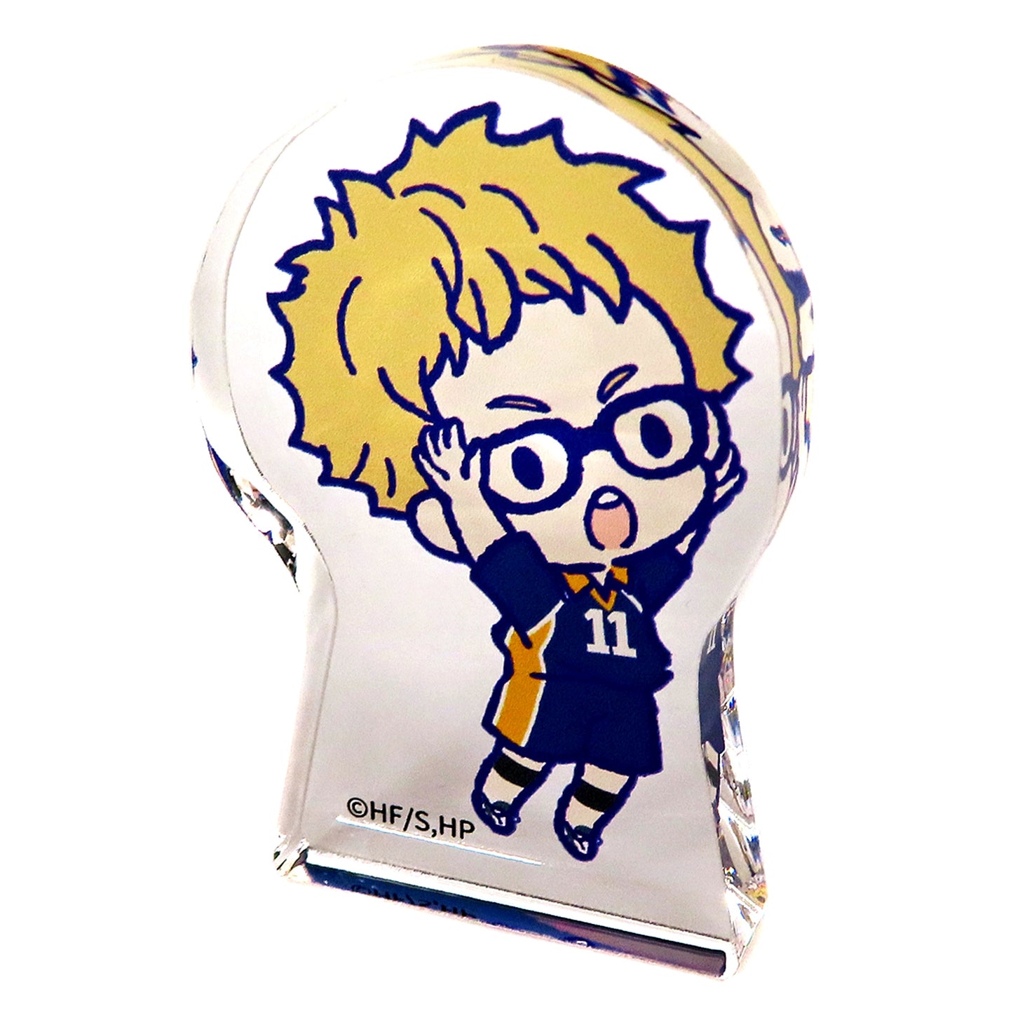 Kei Tsukishima Haikyu!! POP UP SHOP in Atre Akihabara Store Trading Acrylic Block Karasuno [USED]