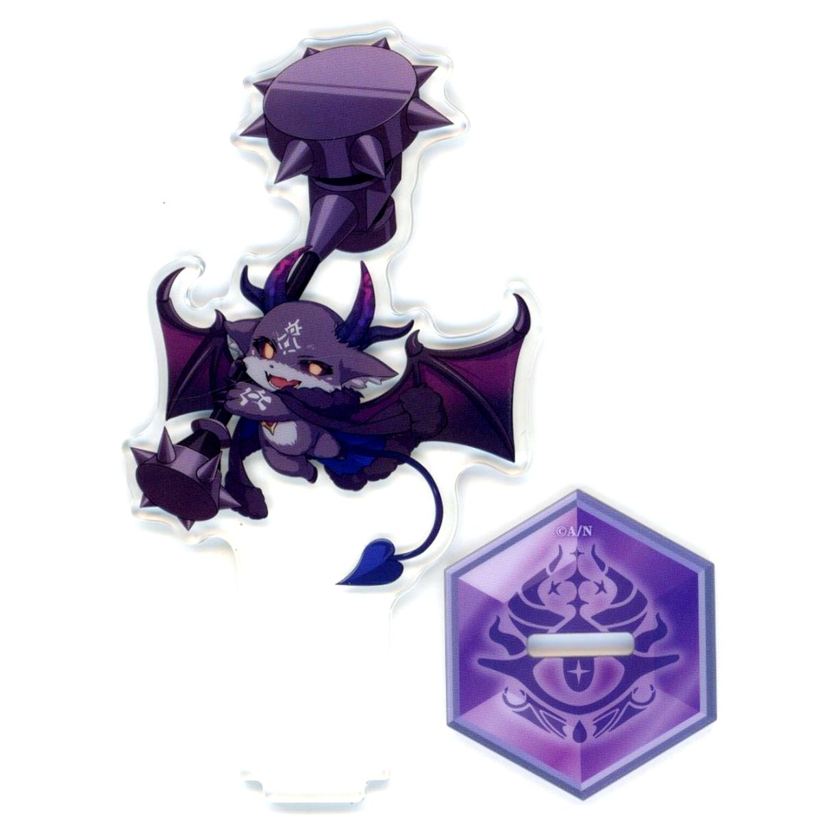 Debidebi Debiru Legion Commander Debi Virtual YouTuber Nijisanji Acrylic Stand NIJISANJI Fantasy: Hero and Demon Lord and April [USED]