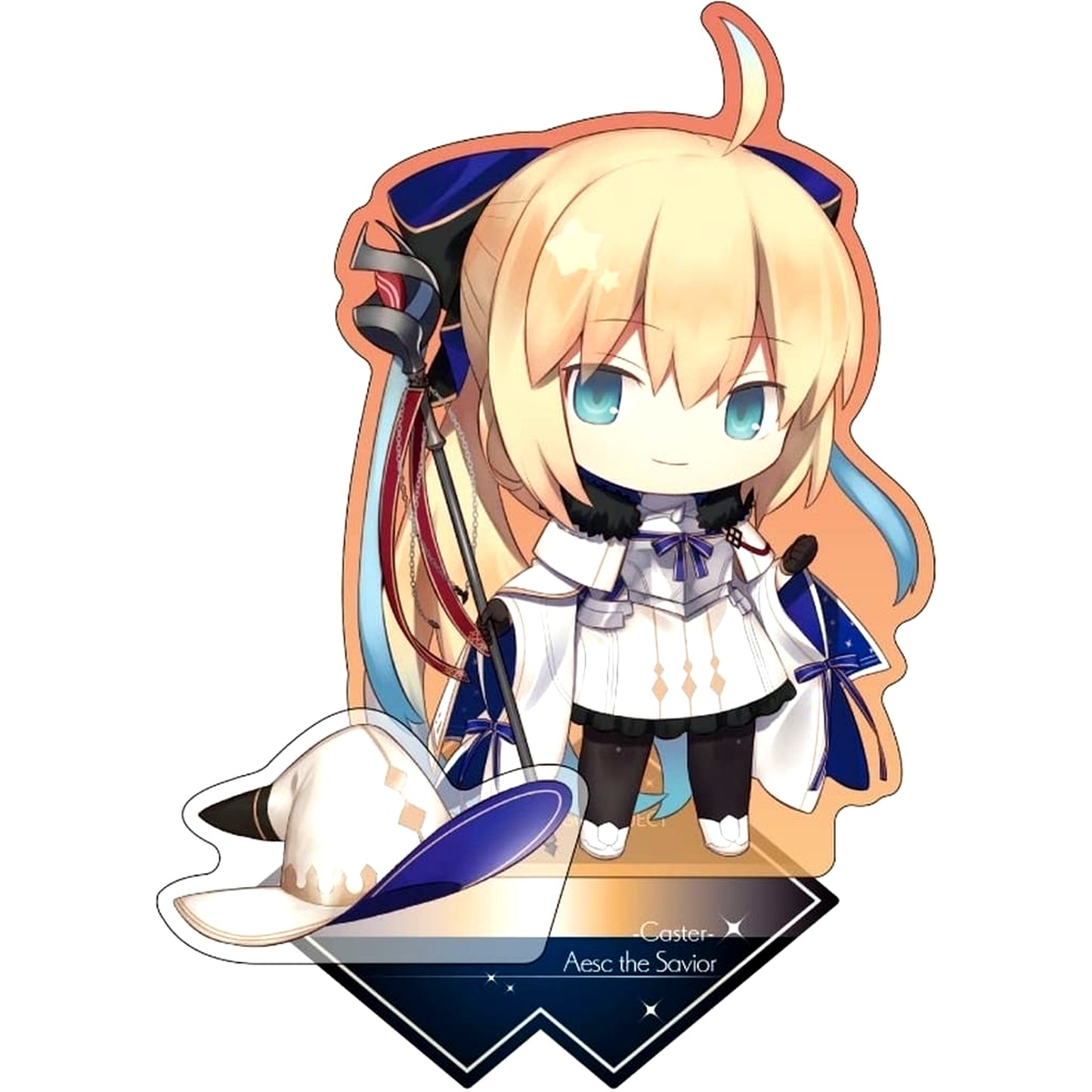 Fate/Grand Order Savior Tonelico Caster Charatoria Acrylic Stand [USED]