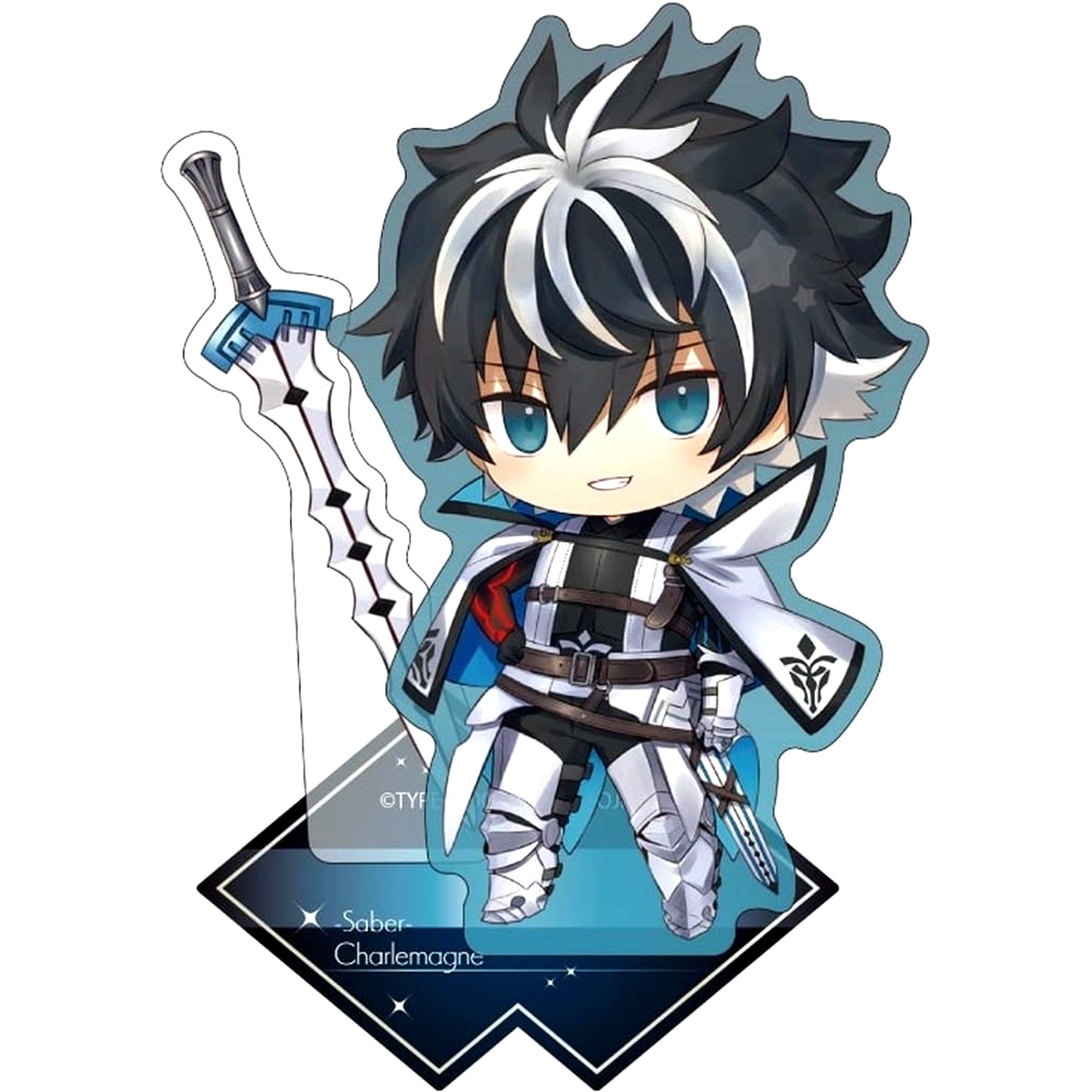 Fate/Grand Order Charlemagne Saber Charatoria Acrylic Stand [USED]
