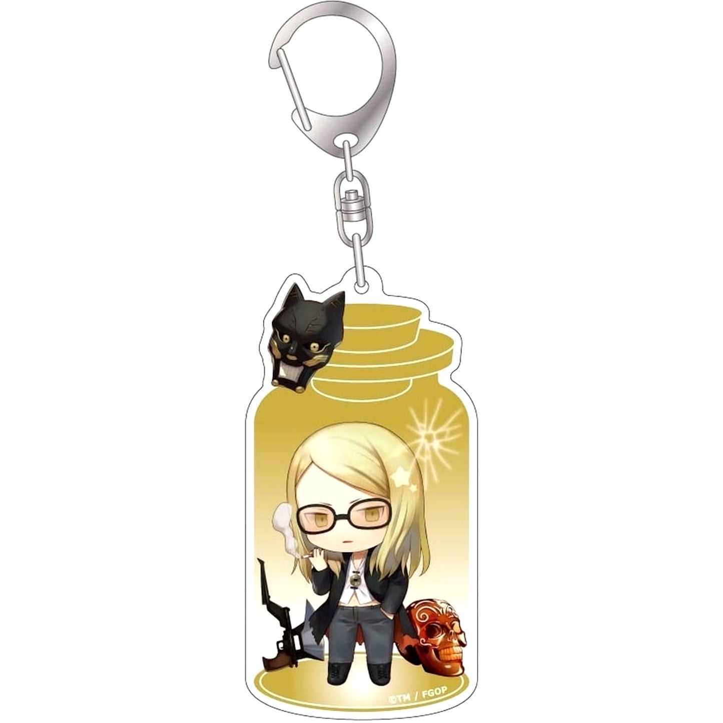 Fate/Grand Order Assassin Tezcatlipoca CharaToria Acrylic Keychain [USED]