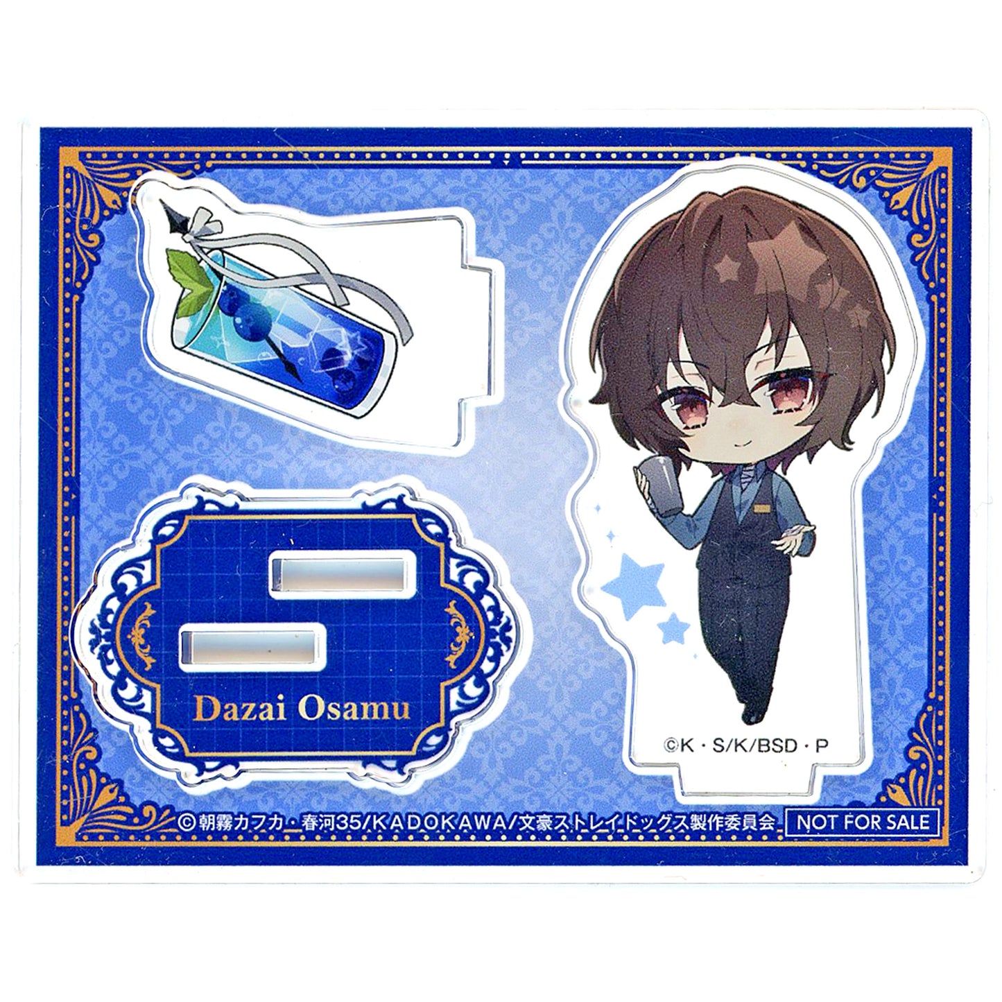 Osamu Dazai Bungo Stray Dogs Acrylic Stand Rakuten Gurunavi 1st Collaboration Campaign Course Reservation Bonus Item [USED]