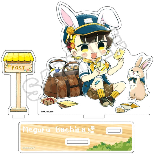 Meguru Bachira Sketchu! Animal Postman Acrylic Stand Blue Lock [USED]
