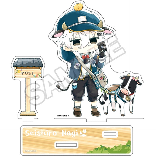 Seishiro Nagi Sketchu Animal Postman Acrylic Stand Blue Lock [USED]