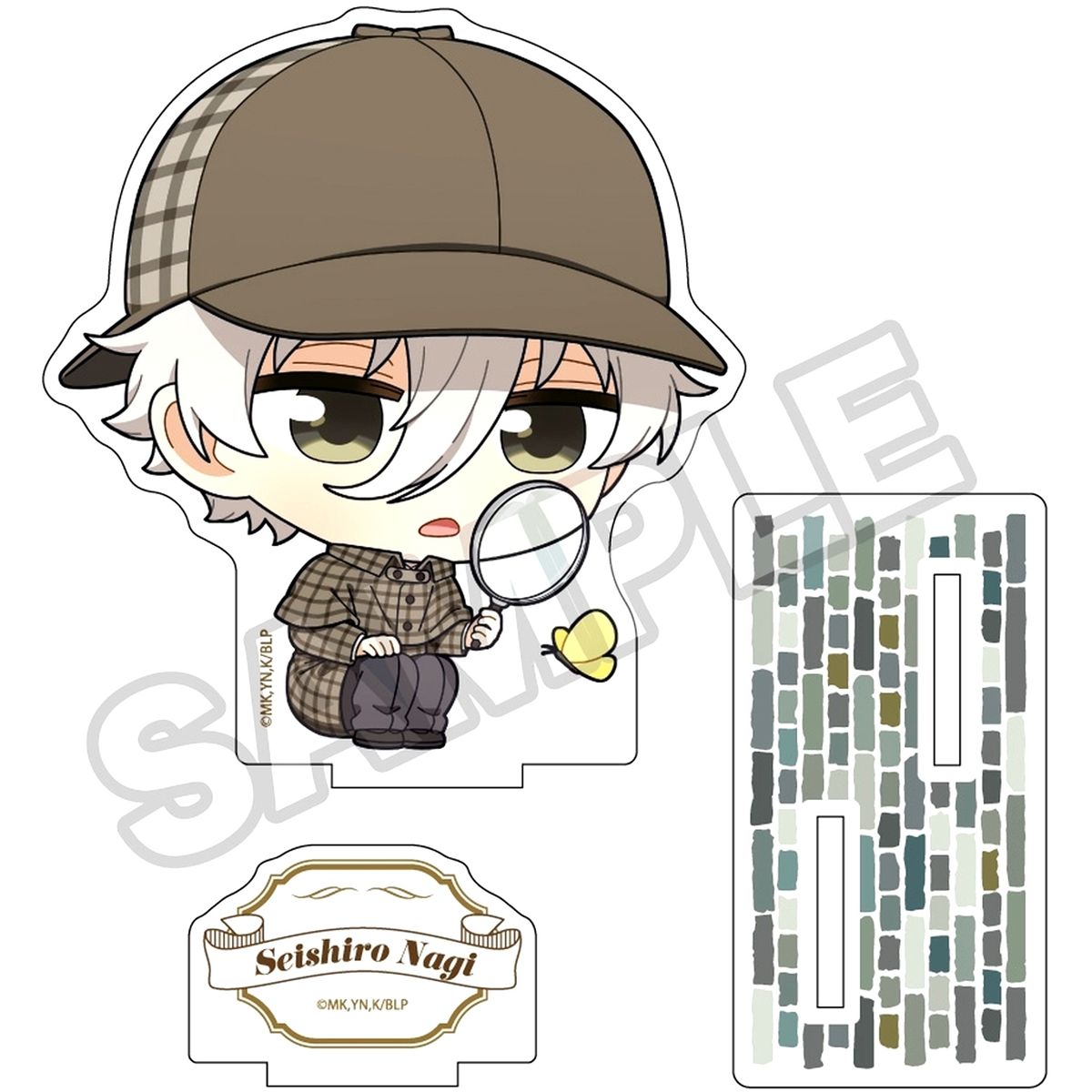 Seishiro Nagi Puyukore Detective Acrylic Stand Blue Lock [USED]