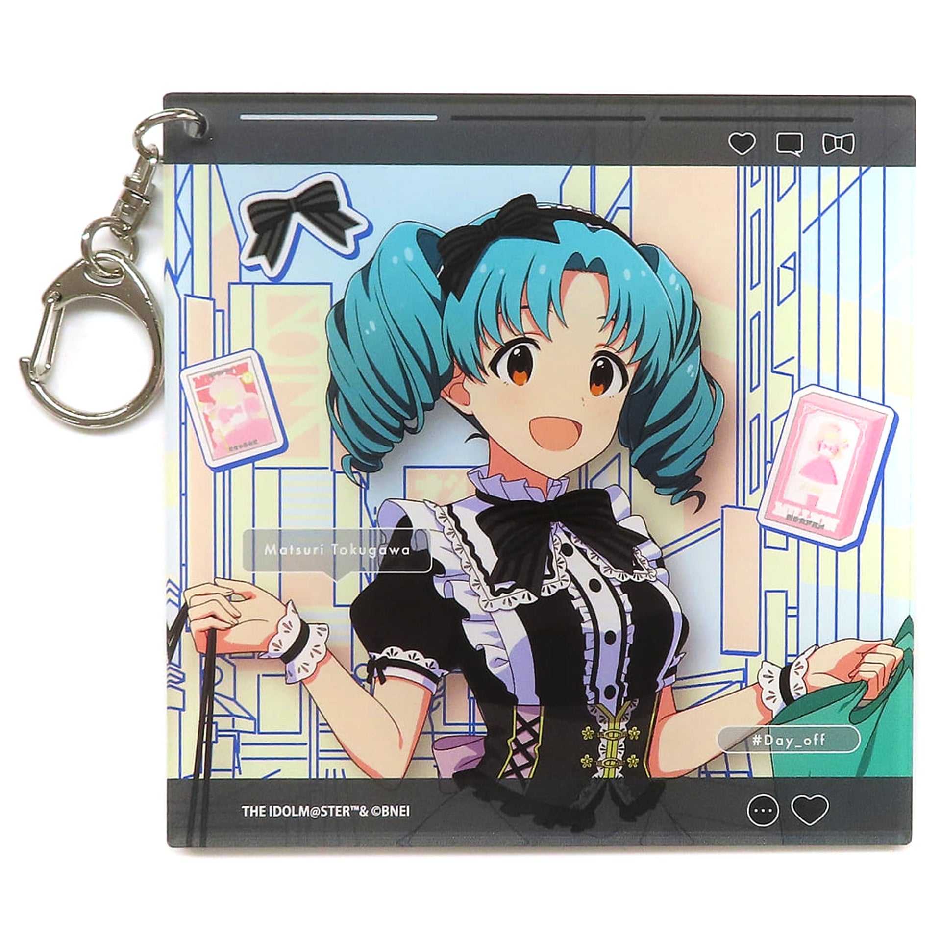 Matsuri Tokugawa THE IDOLM@STER Million Live! Theater Days! Motif Acrylic Keychain Akihabarappa Festival Newly Drawn Illustration Ver. 7th Anniversary in Akihabara: Akihabarappa Festival Limited [USED]