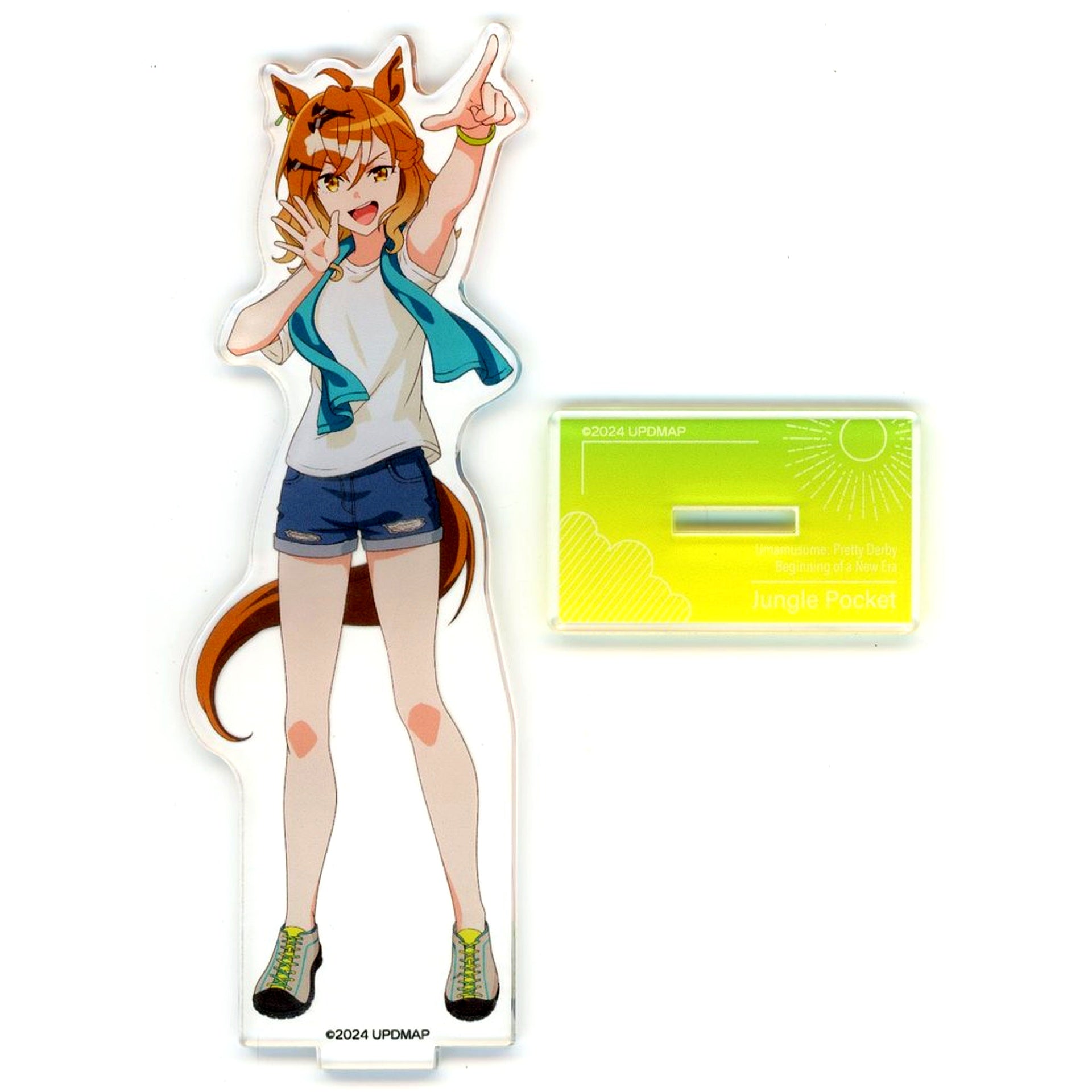 Jungle Pocket Summer Fes Ver. Umamusume: Pretty Derby the Movie Beginning of a New Era Acrylic Figure Stand POP UP SHOP in Marui [USED]