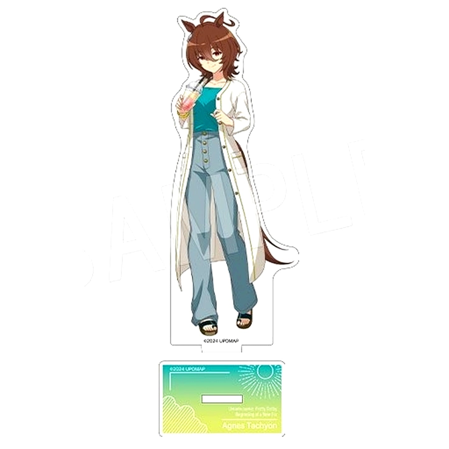 Agnes Tachyon Summer Fes Ver. Umamusume: Pretty Derby the Movie Beginning of a New Era Acrylic Figure Stand POP UP SHOP in Marui [USED]