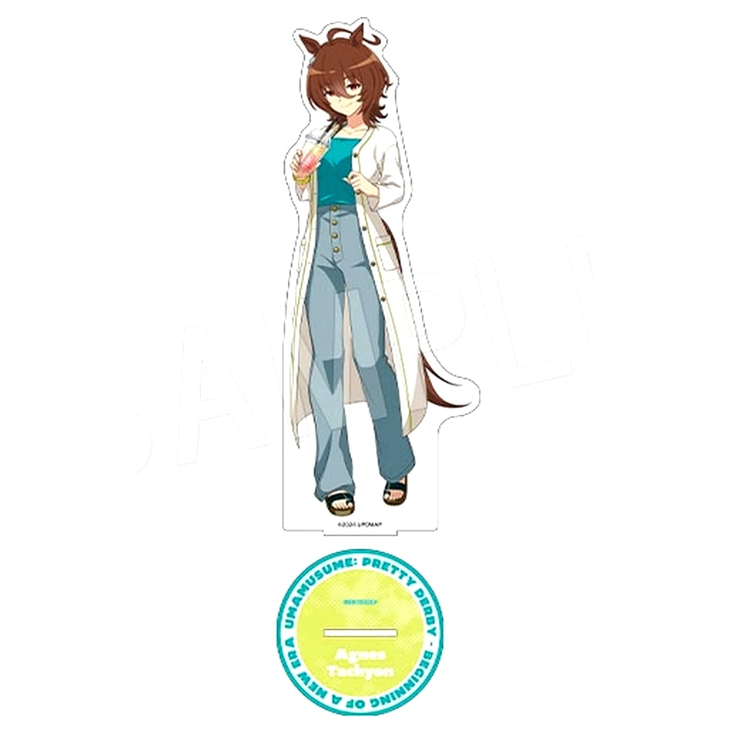 Agnes Tachyon Umamusume: Pretty Derby The Movie The Door to a New Era Big Acrylic Stand Summer Festival Ver. POP UP SHOP in Marui [USED]