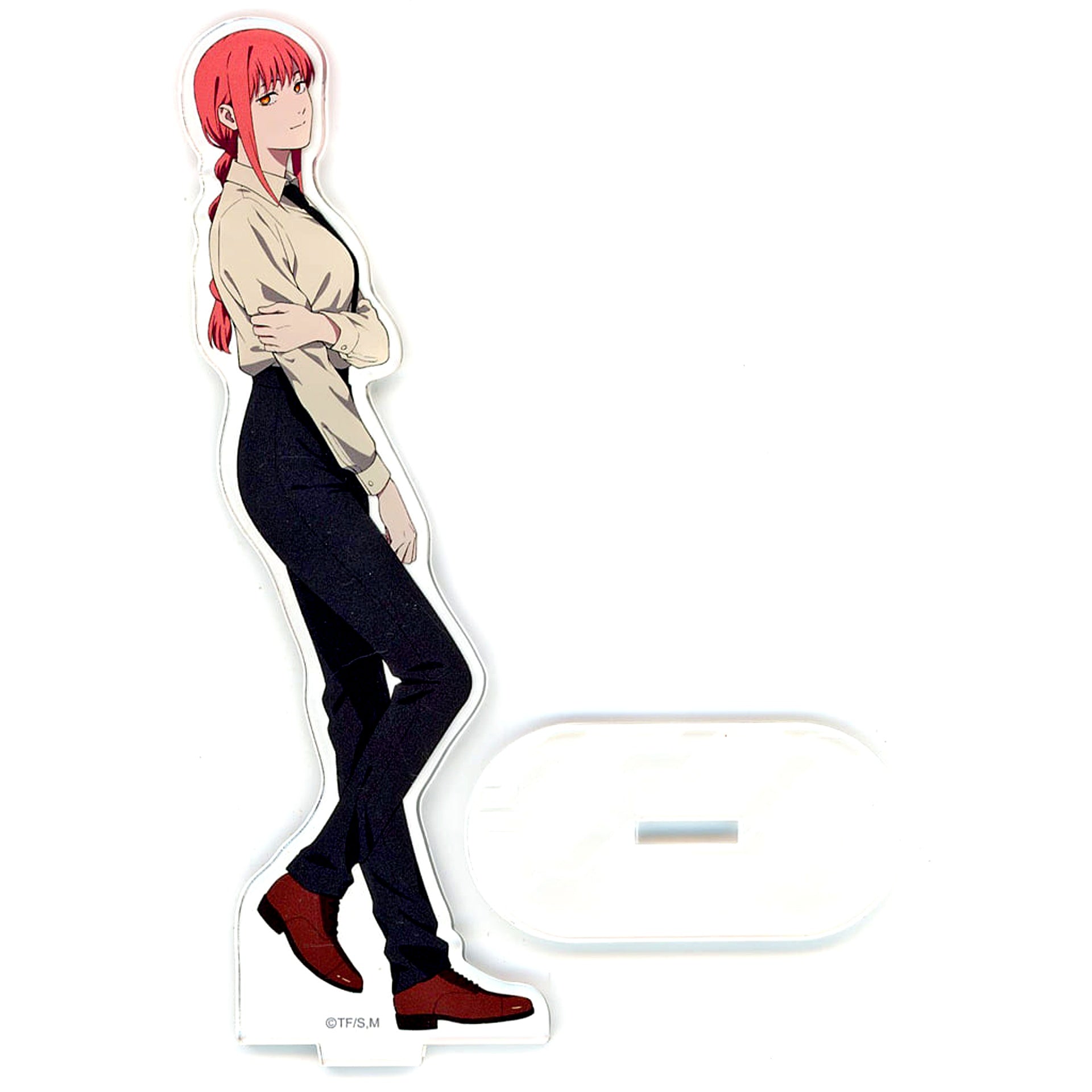 Makima Chainsaw Man Newly Illustrated Acrylic Stand Blu-ray DVD Vol.1-Vol.4 MAPPA Online Full Set Purchase Bonus [USED]