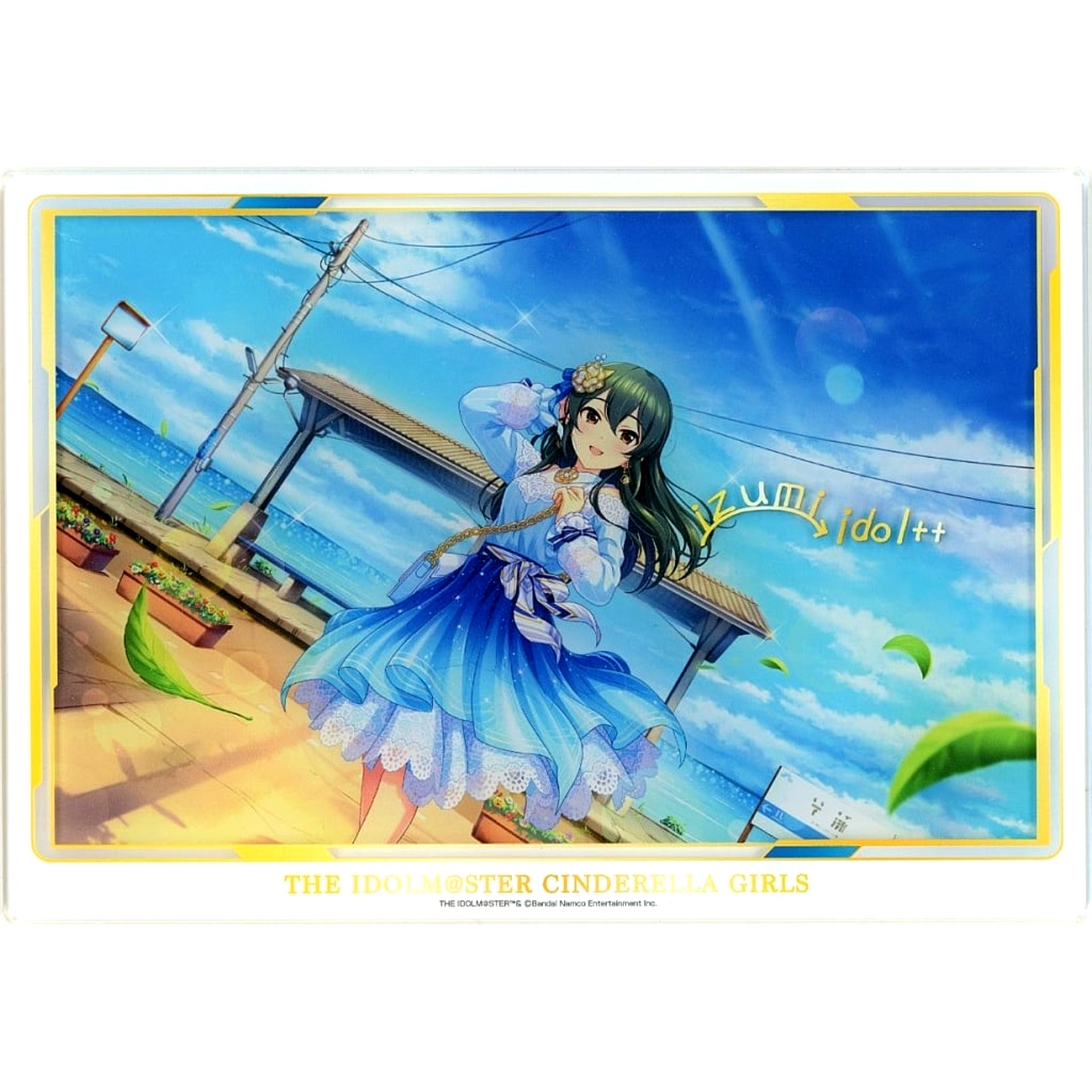 Izumi Oishi THE IDOLM@STER CINDERELLA GIRLS Acrylic Stand Blue After Blue Official Shop Kuji M@STER Prize A [USED]