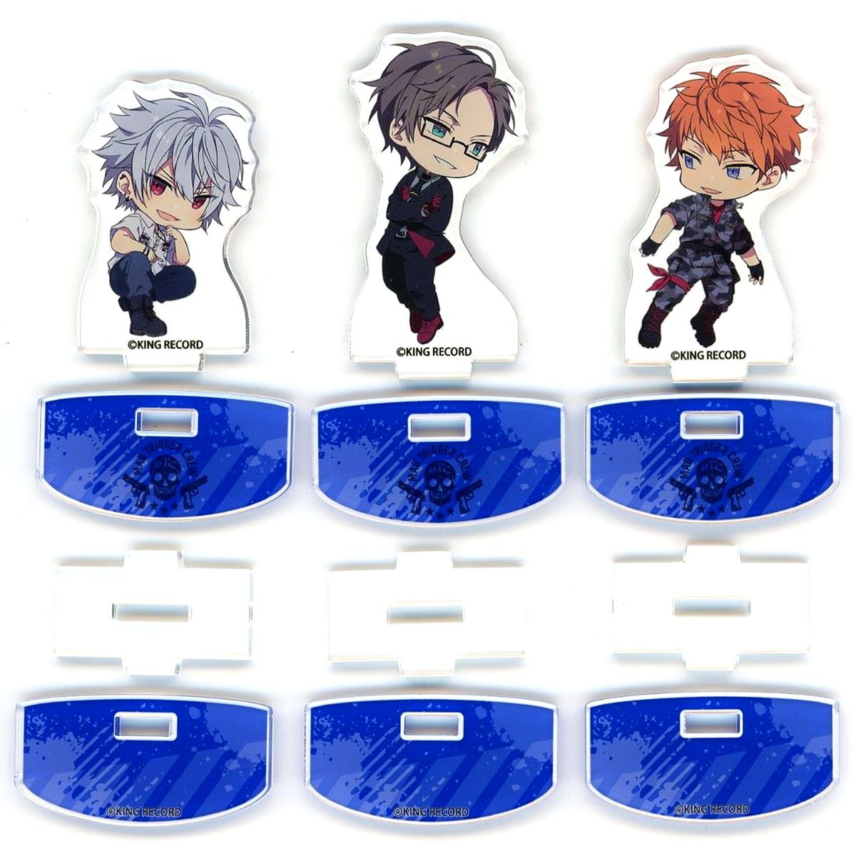MAD TRIGGER CREW Hypnosis Mic: Division Rap Battle 5th Anniversary Lawson Collaboration Yurayura Acrylic Stand Set [USED]