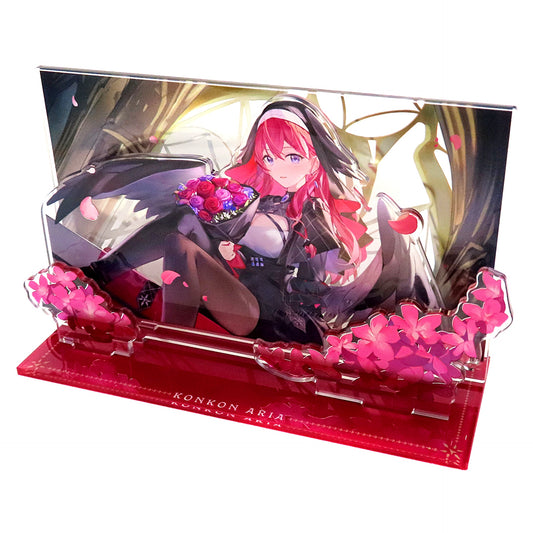 Konkon Aria 2024 Birthday Acrylic Diorama Virtual YouTuber Neo-Porte [USED]