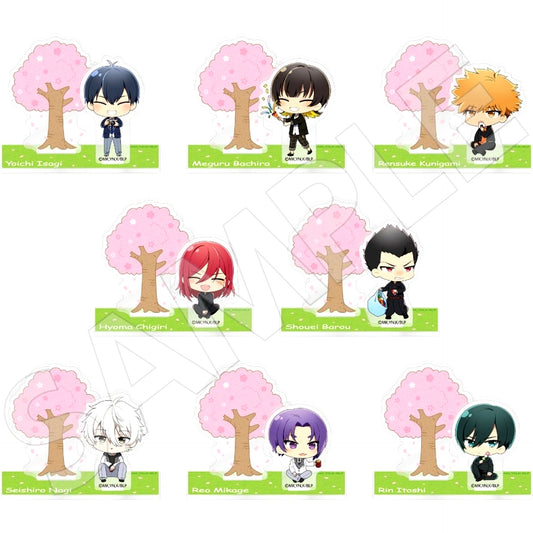 Set of 8 Trading Chibi Character Acrylic Diorama Blue Lock [USED]