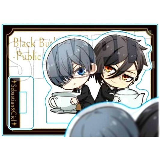 Sebastian & Ciel Gyugyutto Mini Stand Black Butler: Public School Arc [USED]