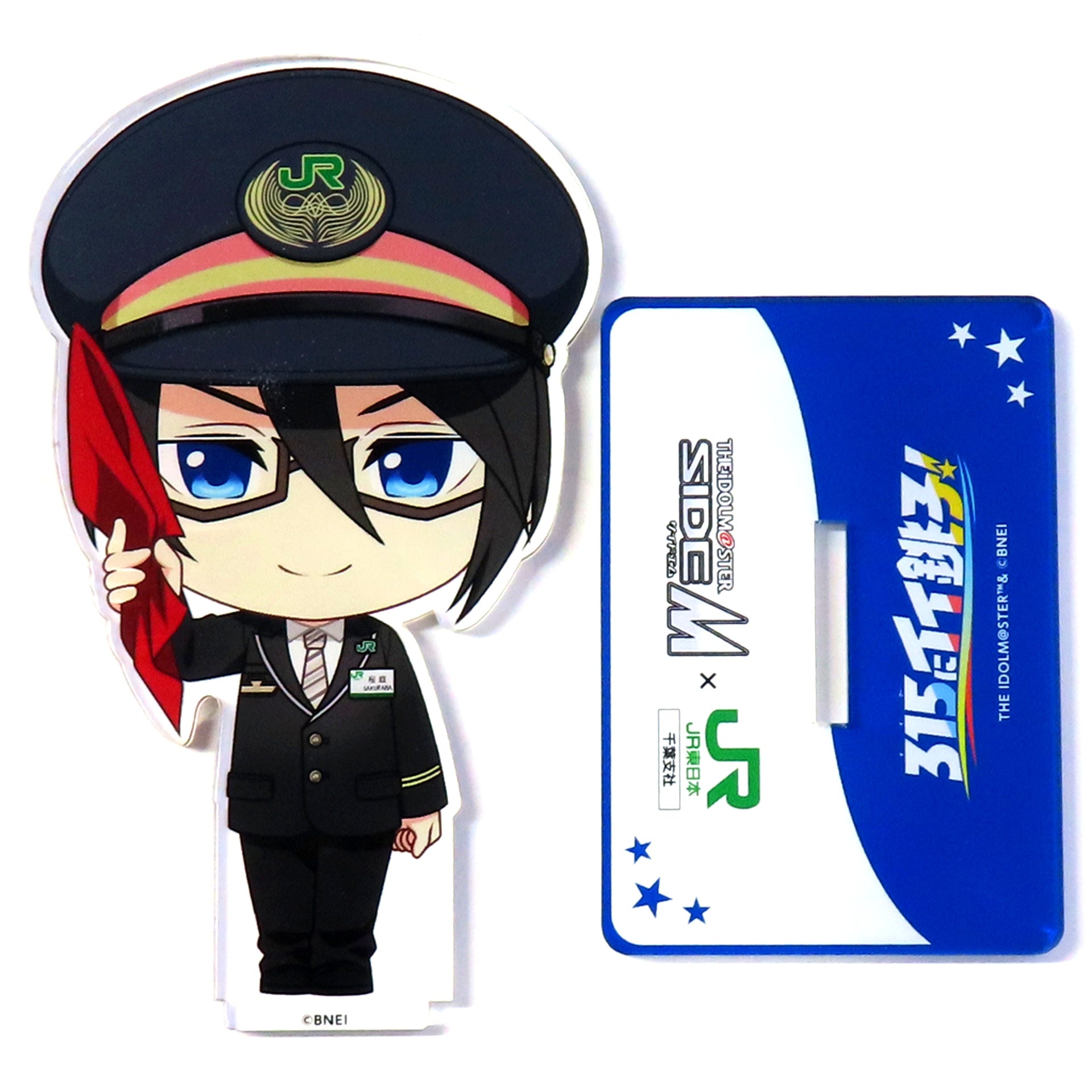 Kaoru Sakuraba DRAMATIC STARS THE IDOLM@STER SideM x Choshi Electric Railway Acrylic Stand Motto 315 ni Ii Choshi [USED]