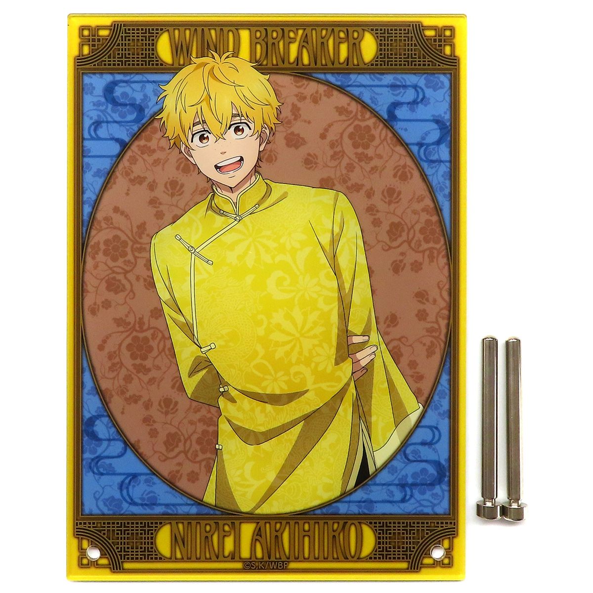 Akihiko Nirei Acrylic Art Board Chinese Cafe Ver. Wind Breaker [USED]