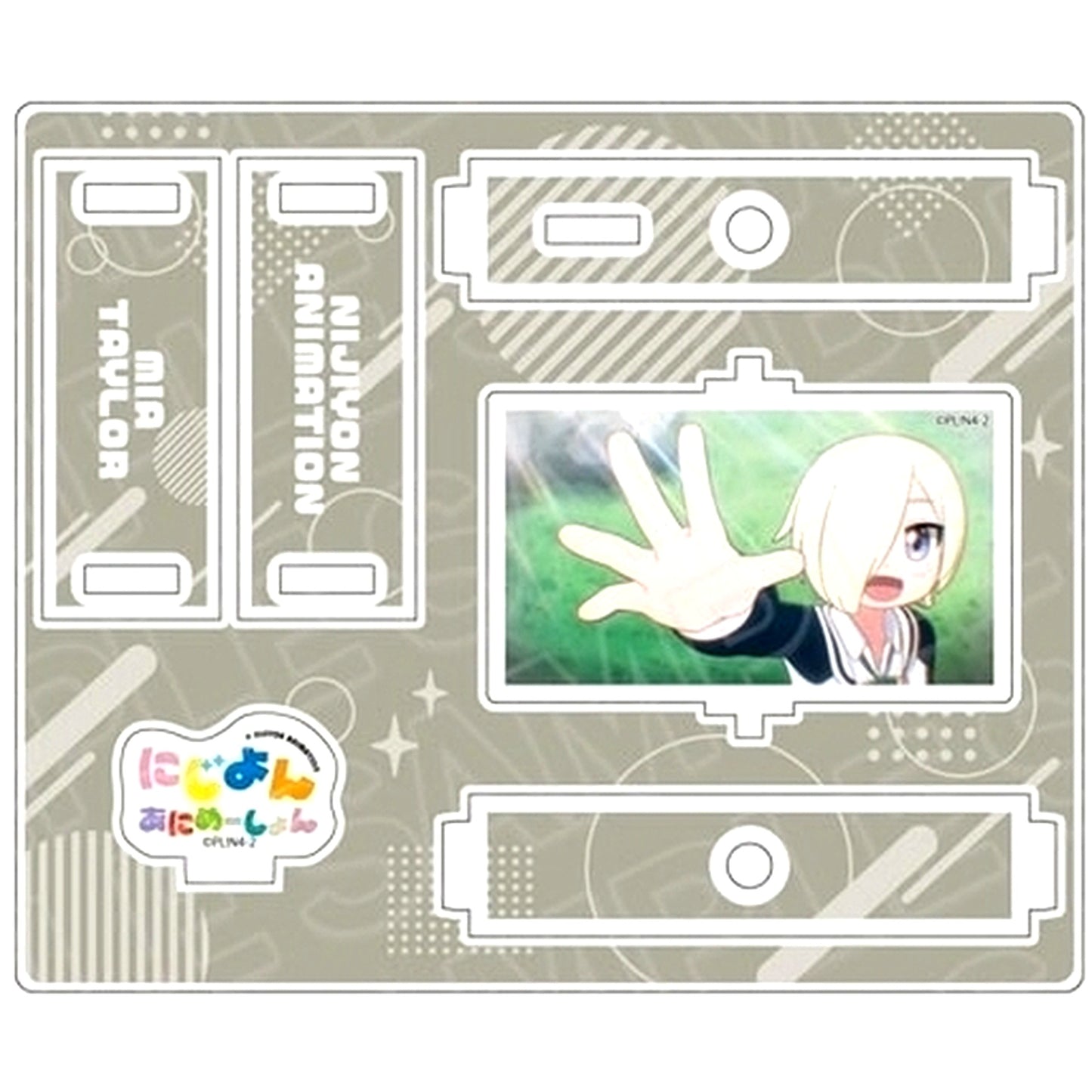 Mia Taylor Kurukuru Acrylic Stand Vol. 1 Nijiyon Animation [USED]