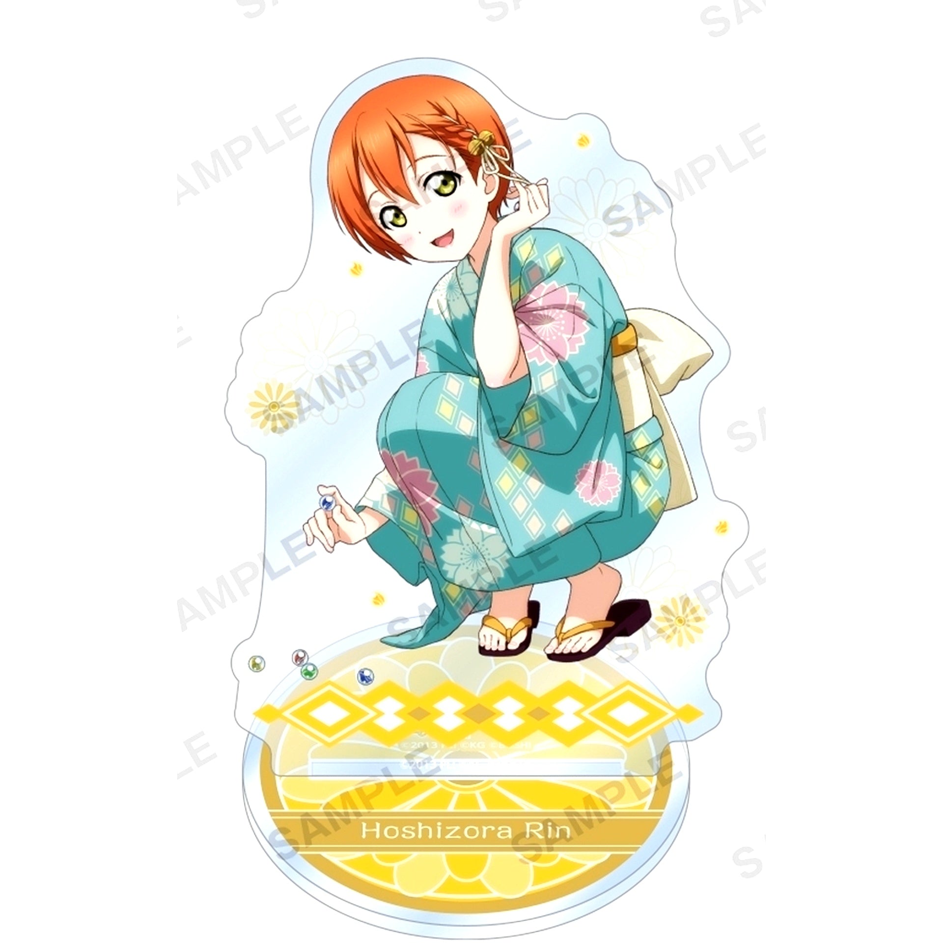 Rin Hoshizora Acrylic Stand Muse Marble Ver. Love Live! School Idol Festival [USED]