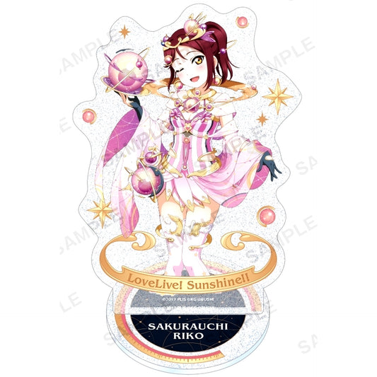 Riko Sakurauchi Kirarin Acrylic Stand Aqours Space Ver. Love Live! School Idol Festival [USED]