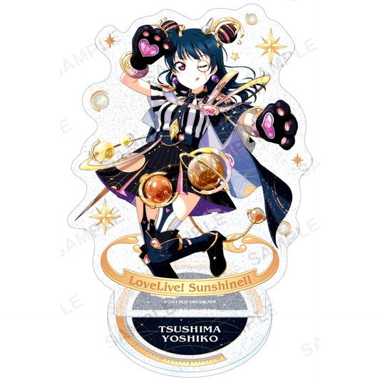 Yoshiko Tsushima Kirarin Acrylic Stand Aqours Space Ver. Love Live! School Idol Festival [USED]