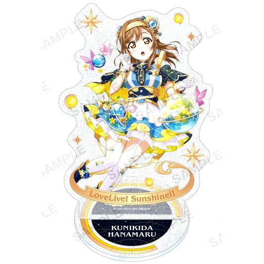 Hanamaru Kunikida Kirarin Acrylic Stand Aqours Space Ver. Love Live! School Idol Festival [USED]