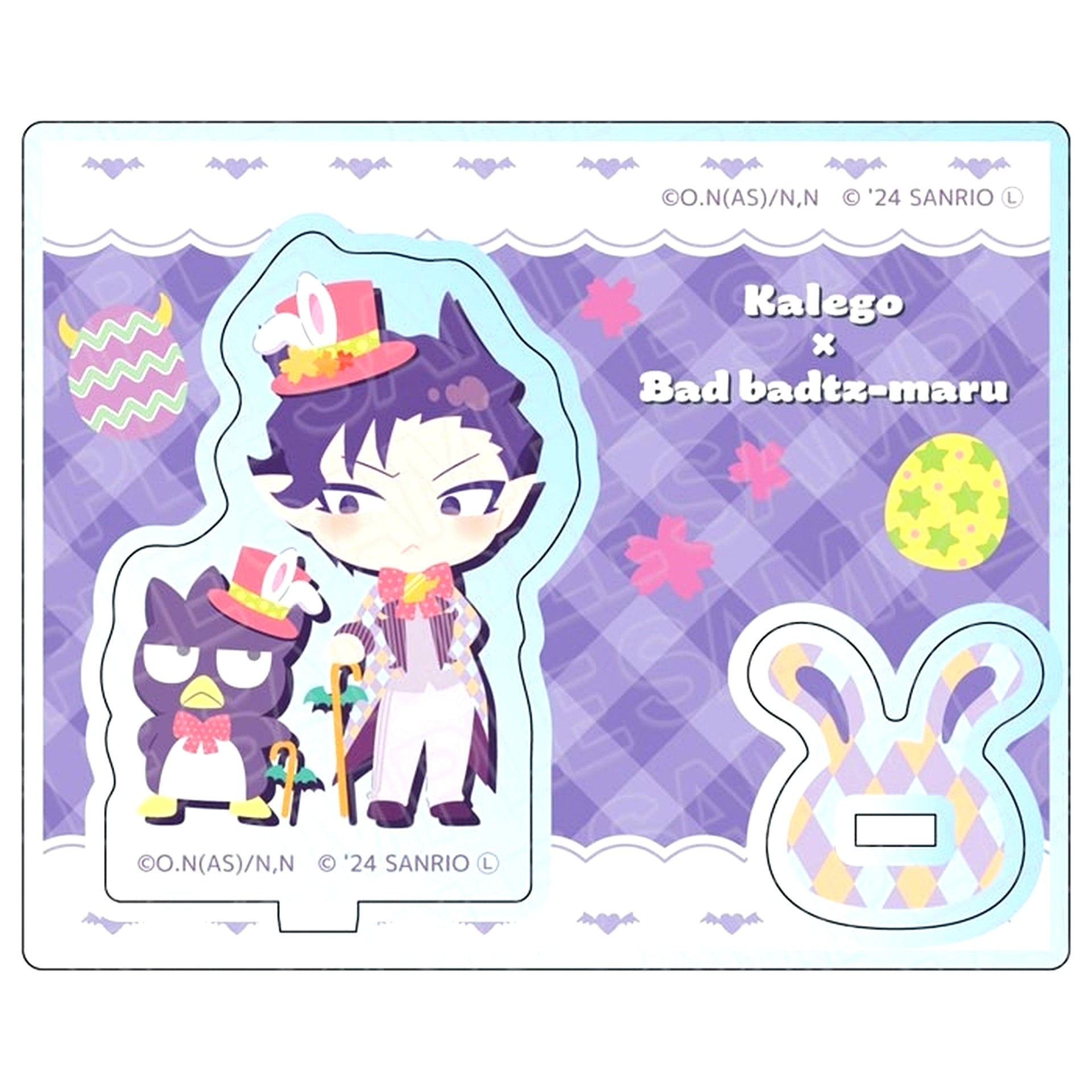 Kalego Naberius x Badtz-Maru Easter Ver. Acrylic Stand Welcome to Demon School! Iruma-kun x Sanrio Characters [USED]