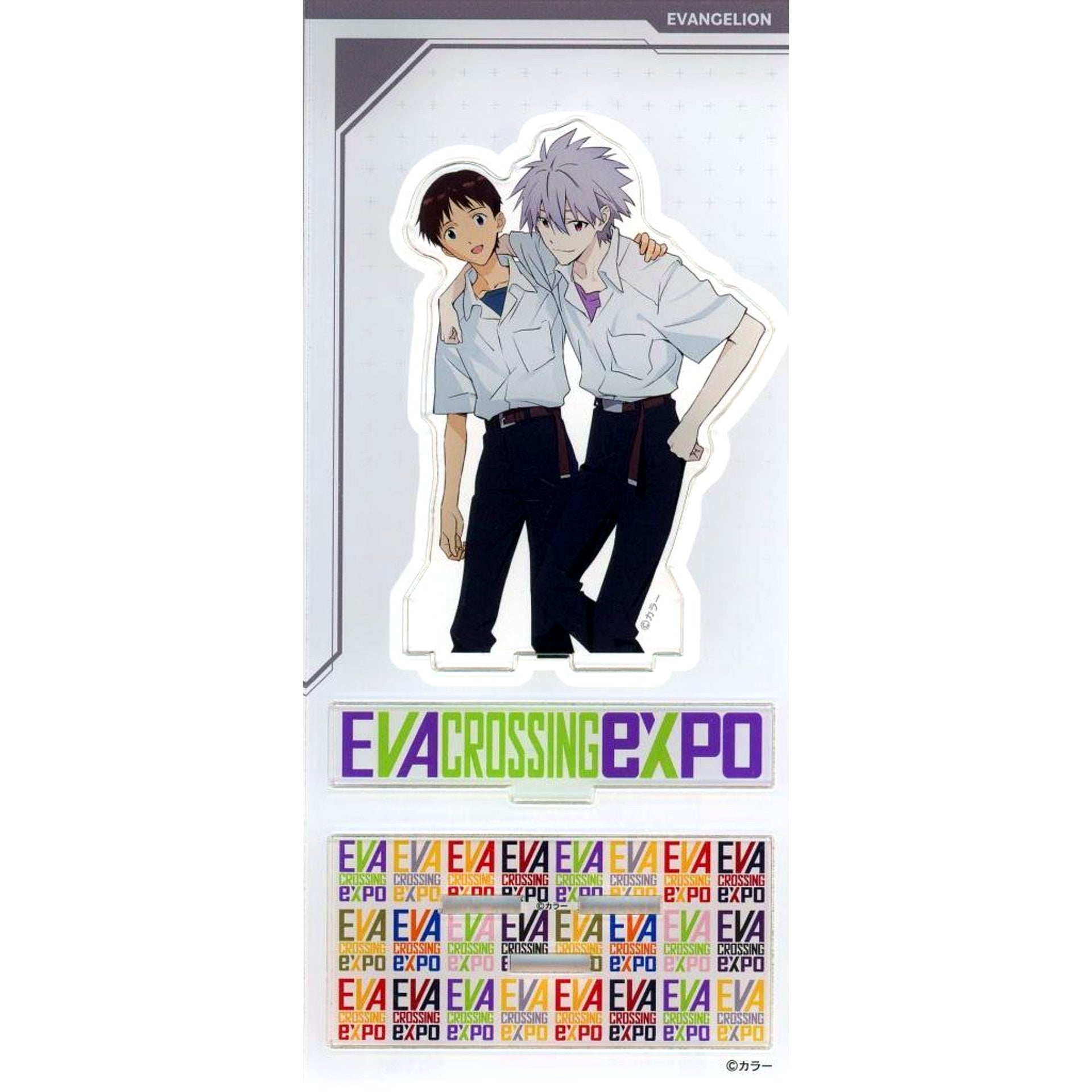 Shinji Ikari & Kaworu Nagisa Acrylic Stand EVANGELION CROSSING EXPO [USED]