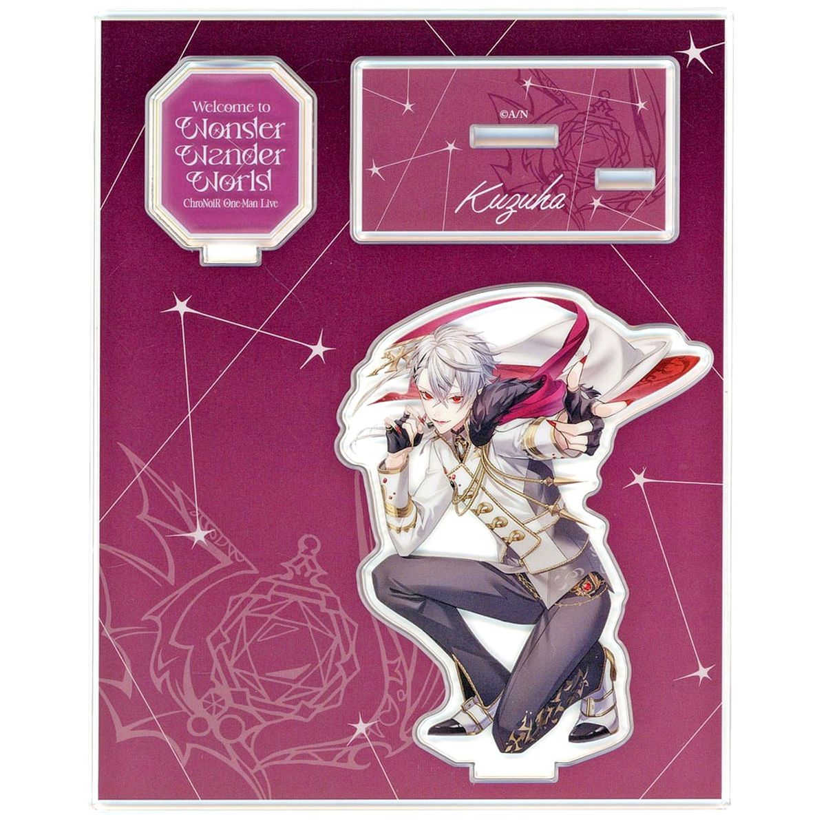 Kuzuha Virtual YouTuber Nijisanji Acrylic Stand ChroNoiR One-Man Live "Welcome to Wonder Wander World" [USED]