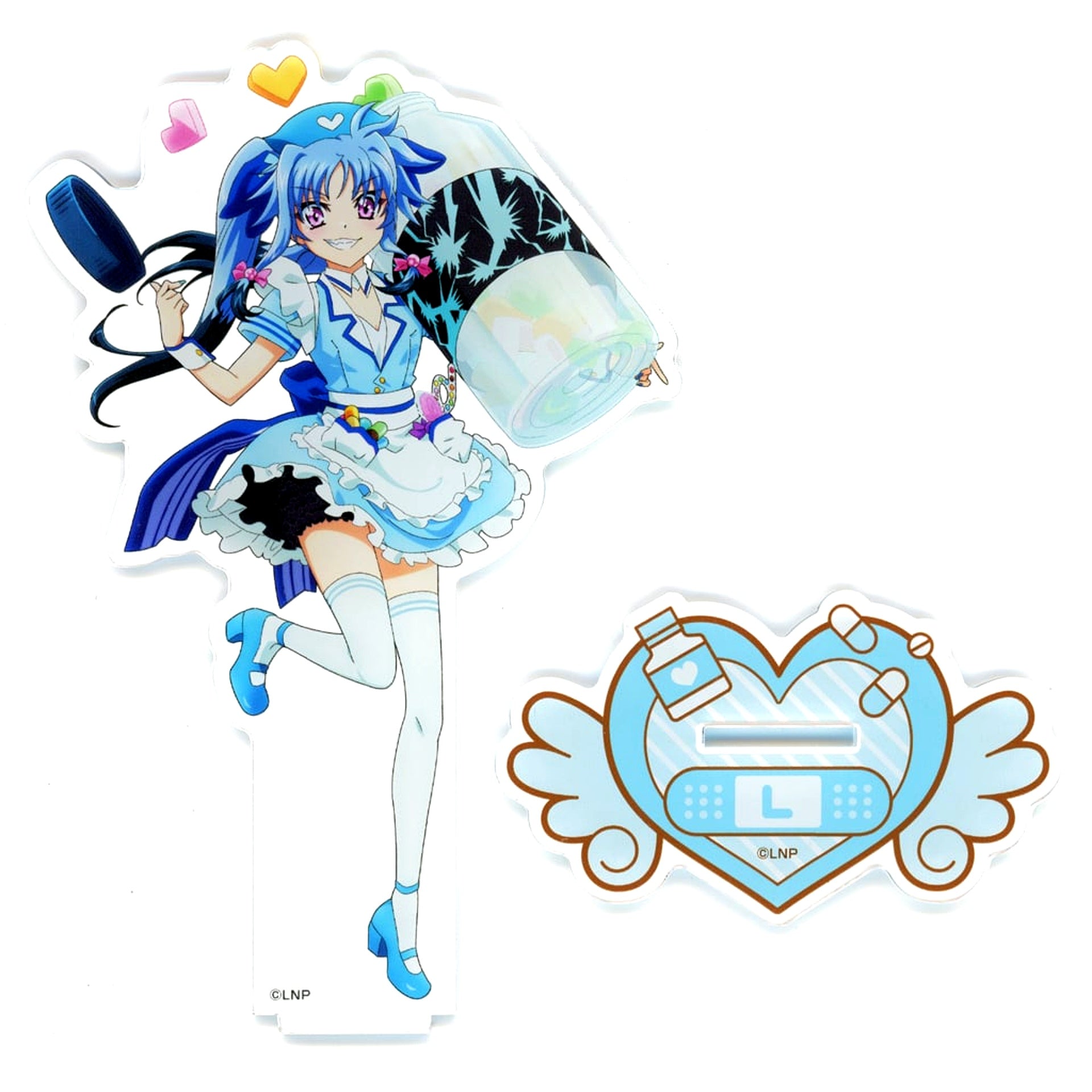 Levi Russell Nurse Ver. Big Acrylic Stand Illustration Magical Girl Lyrical Nanoha Series x Don Quijote [USED]