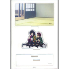 Demon Slayer: Kimetsu no Yaiba Hashira Training Arc Giyu Tomiokau Tanjiro Kamado Meal Random Mini Diorama Acrylic Stand Giyu Tomiokau Hashira Training Arc ufotable Cafe Machi Asobi Cafe Real-Time Cafe Exclusive Acrylic Stands [USED]