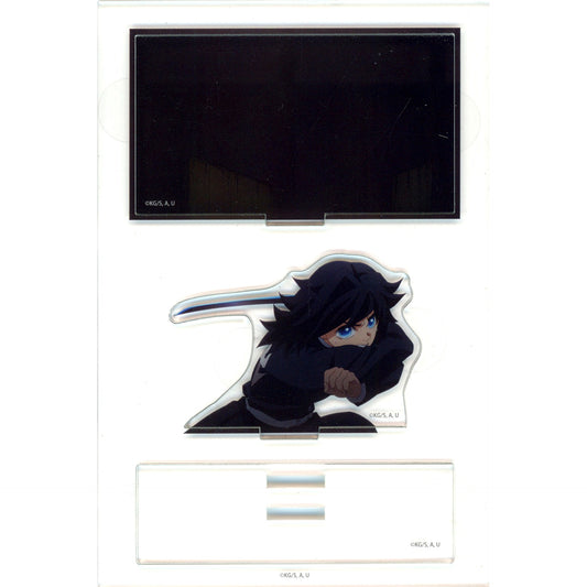 Giyu Tomioka Sword Ver. Demon Slayer: Kimetsu no Yaiba Hashira Training Arc x ufotable Cafe Machi Asobi CAFE Real Time Cafe Random Mini Diorama Acrylic Stand: Giyu Tomioka [USED]