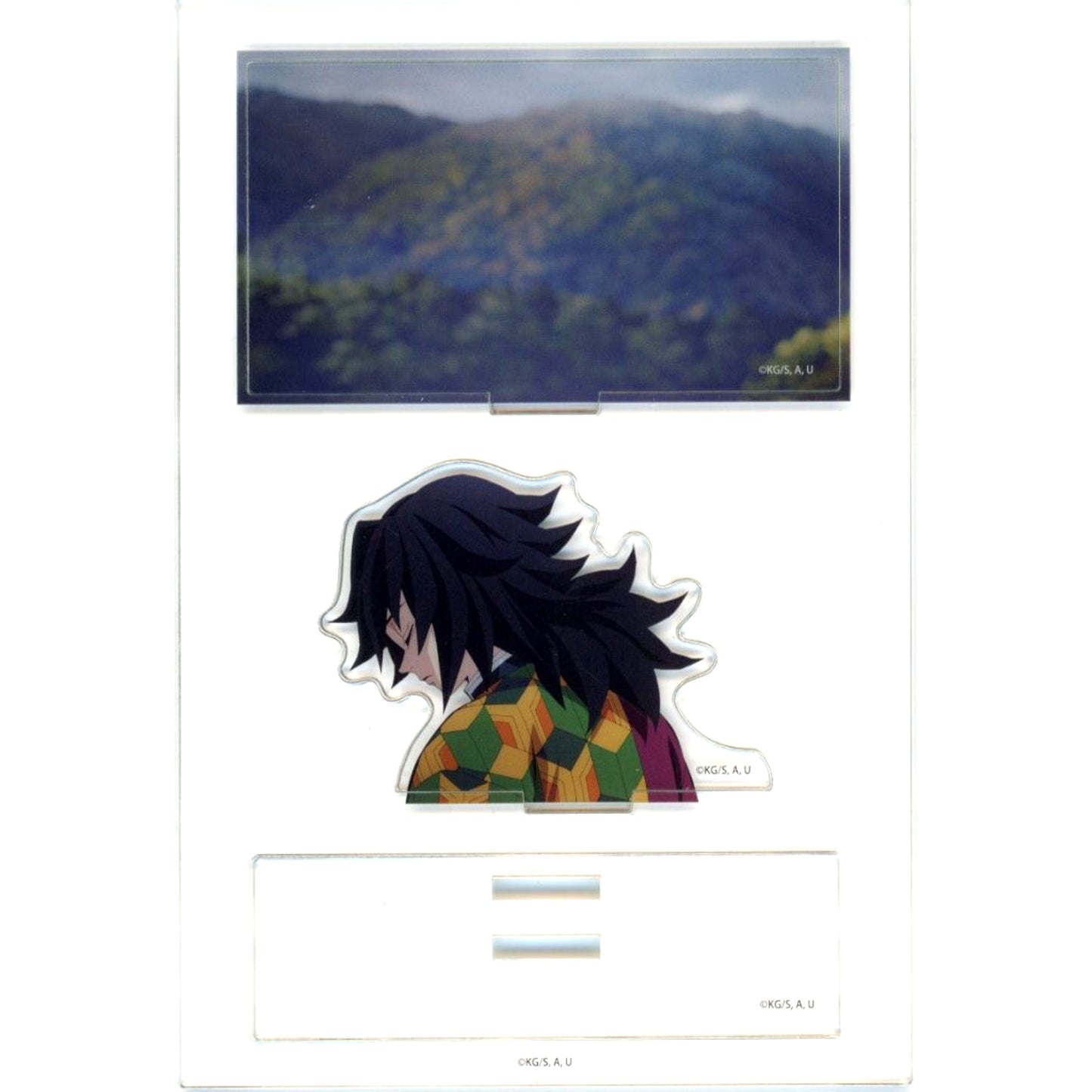 Giyu Tomioka Profile Demon Slayer: Kimetsu no Yaiba Hashira Training Arc x ufotable Cafe x Machi Asobi Cafe Real-Time Cafe Random Mini Diorama Acrylic Stand [USED]