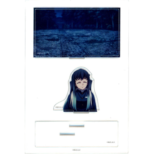 Muichiro Tokito Night Smiling Demon Slayer: Kimetsu no Yaiba Hashira Training Arc x ufotable Cafe Machi Asobi CAFE Real Time Cafe Random Mini Diorama Acrylic Stand [USED]