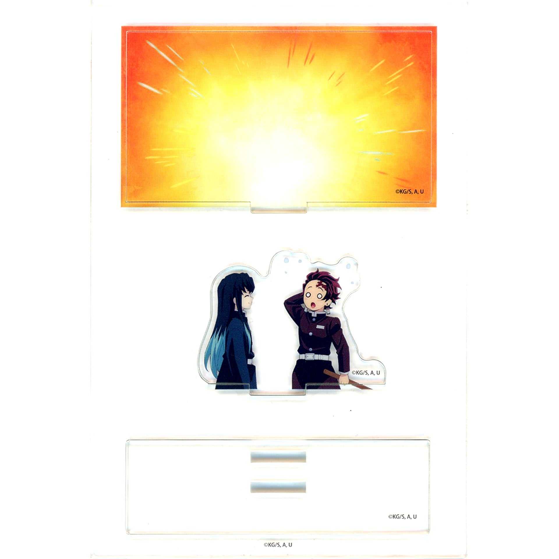 Muichiro Tokito & Tanjiro Kamado Orange Random Mini Diorama Acrylic Stand Demon Slayer Hashira Training x ufotable Cafe x Machi Asobi Cafe Real Time Cafe Muichiro Tokito [USED]