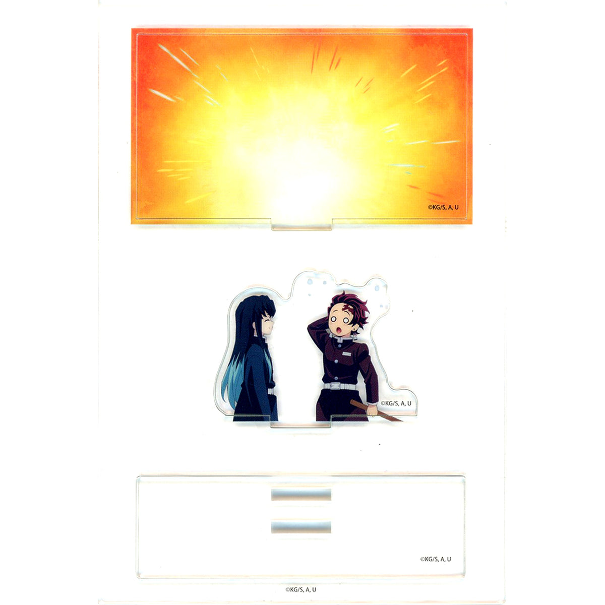 Muichiro Tokito & Tanjiro Kamado Orange Random Mini Diorama Acrylic Stand Demon Slayer Hashira Training x ufotable Cafe x Machi Asobi Cafe Real Time Cafe Muichiro Tokito [USED]