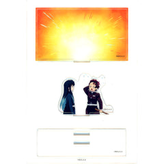 Muichiro Tokito & Tanjiro Kamado Orange Random Mini Diorama Acrylic Stand Demon Slayer Hashira Training x ufotable Cafe x Machi Asobi Cafe Real Time Cafe Muichiro Tokito [USED]